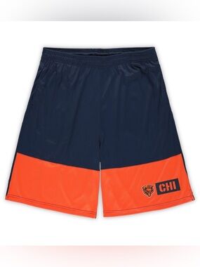 Mens Fanatics NFL Chicago Bears Logo Performance Shorts Fooball Size 2XLT NEW
